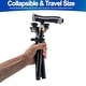 preview thumbnail 7 of 5, Folding Walking Cane with LED Light, Quad Pivoting Base and Ergonomic Handle - 5 Adjustable Heights, Collapsible, Portable