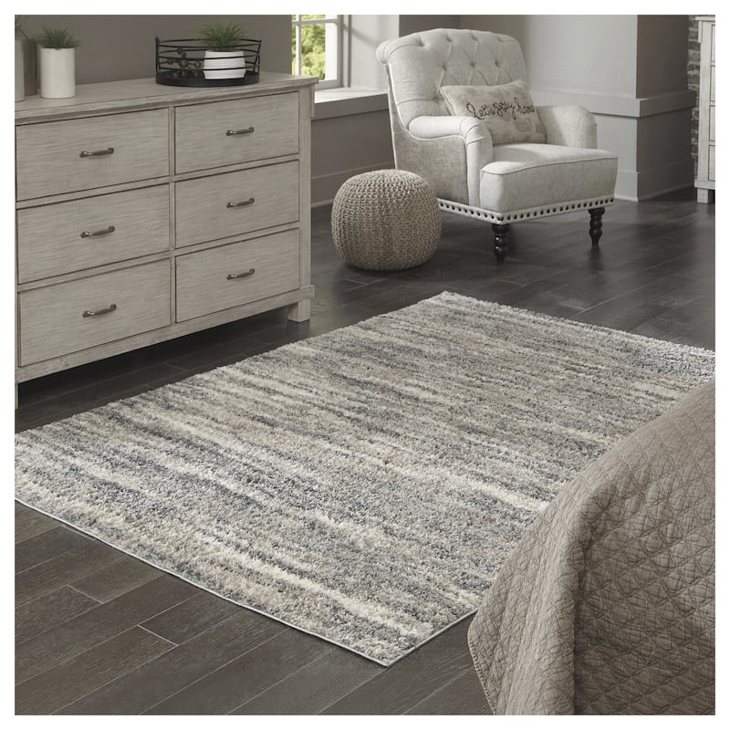 Signature Design by Ashley Gizela Gray/Ivory Rug - 7'10W x 10'D