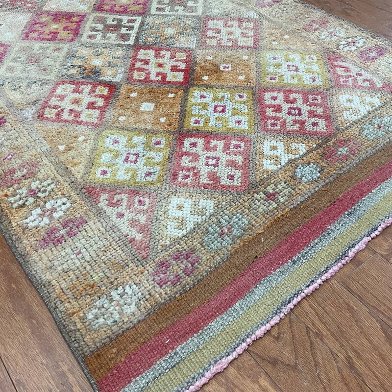 HERAT ORIENTAL Handmade Turkish Oushak Wool Runner - 2'9" x 9'5"