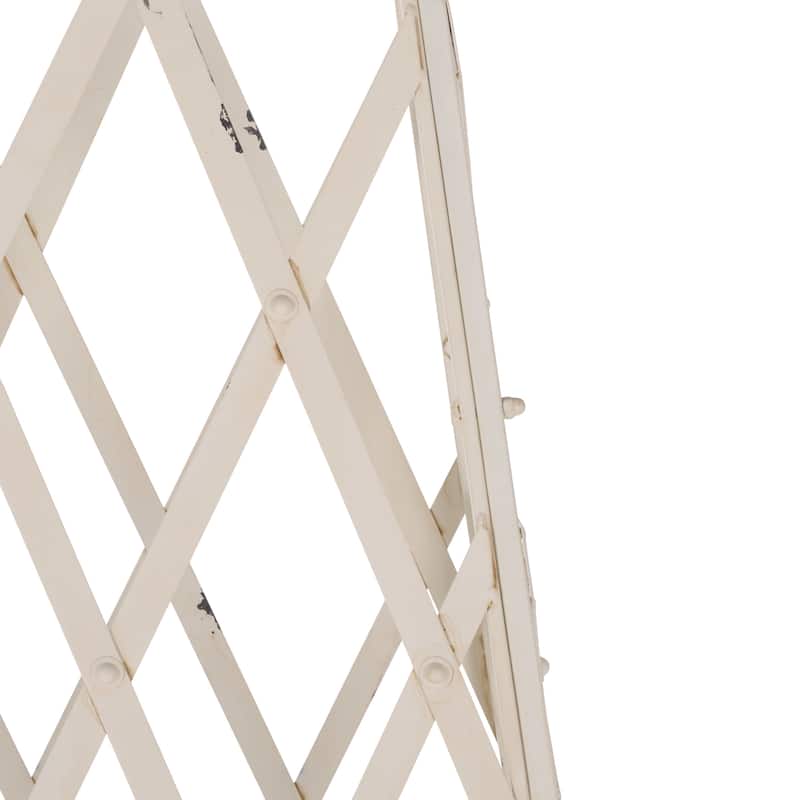 SAFAVIEH Outdoor Patio Furniture Caledonia Trellis Planter - 22"W x 22"D x 98"H