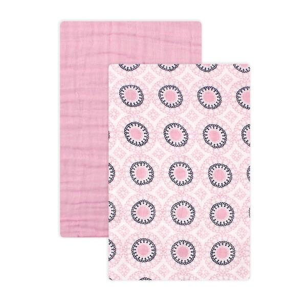 slide 1 of 1, Yoga Sprout Baby Girl Cotton Muslin Swaddle Blankets, Ornamental, One Size - Ornamental - One Size
