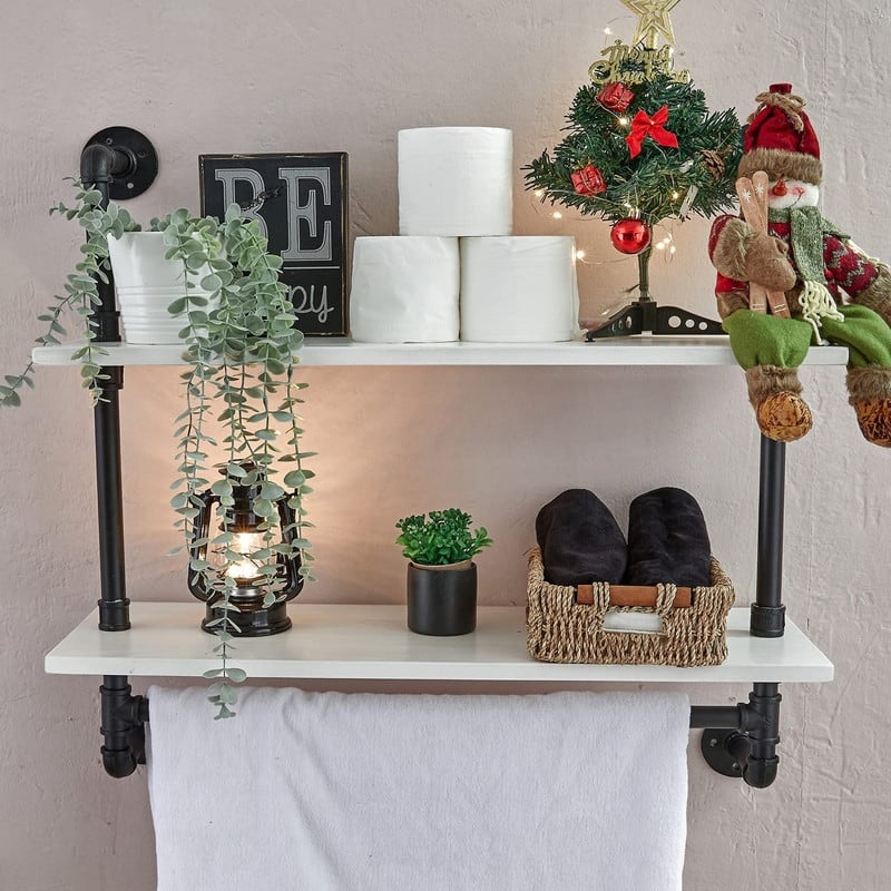 Industrial Pipe Shelves Shelving