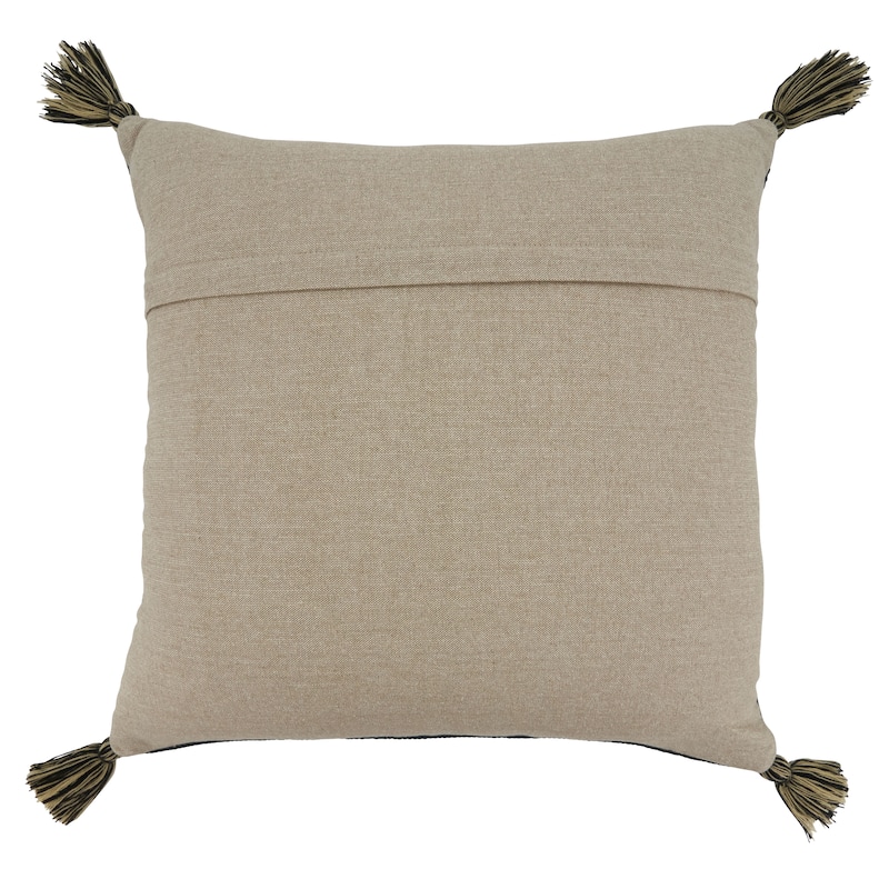 Embroidered Pillow With Hamsa Hand Design
