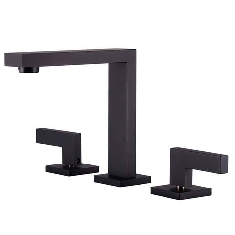 Fine Fixtures Square Bathroom Faucet, 8" Spread