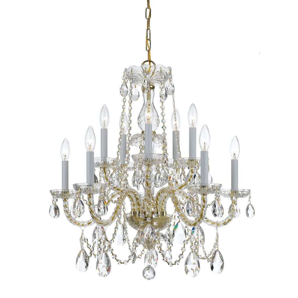 Crystorama Lighting Group Traditional Crystal 10 Light 26" Wide