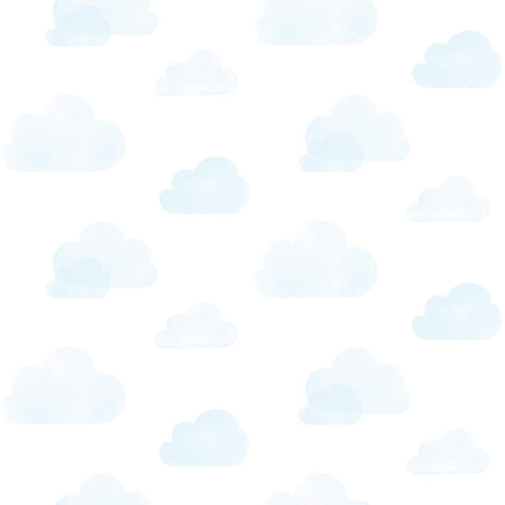 Chesapeake Irie Blue Clouds Wallpaper - 20.9 x 396 x 0.025
