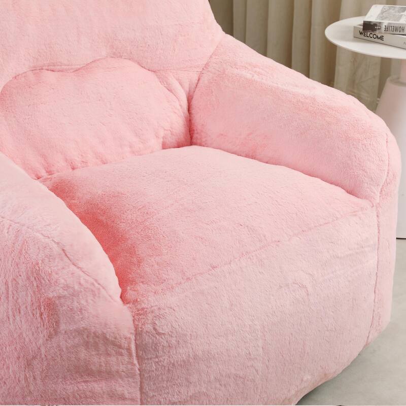Bean Bag Sofa Chair with Armrests, Stuffed High-Density Foam, Lazy Sofa Comfy Chairs