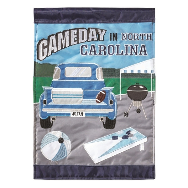 Game Day in North Carolina Garden Flag 13" x 18" - N/A