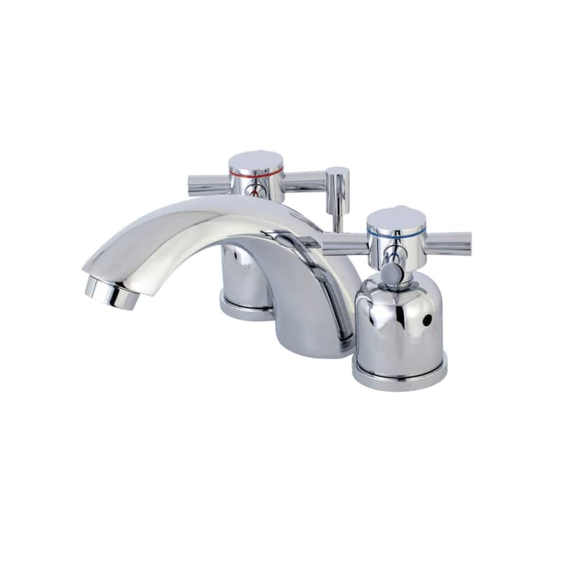 Kingston Brass Concord 1.2 GPM Widespread Bathroom Faucet with Metal - Polished Chrome
