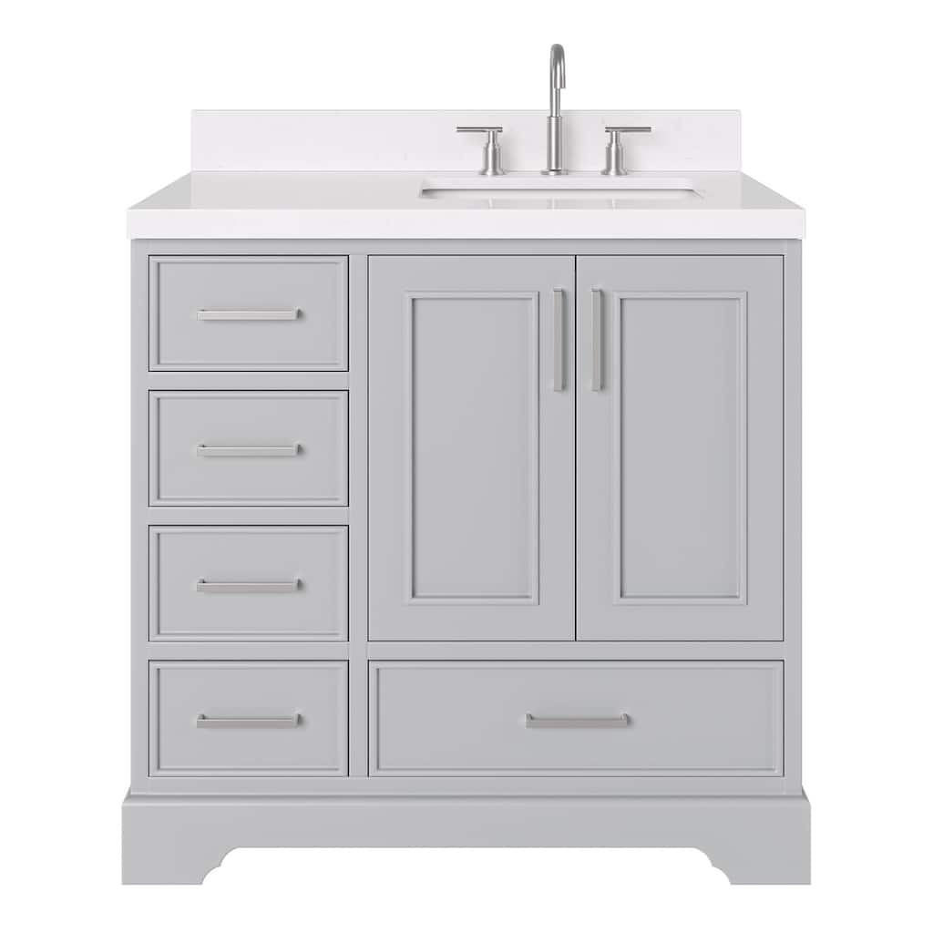 Ariel M036SRCQRVO Stafford 36" Free Standing Single Basin Vanity Set