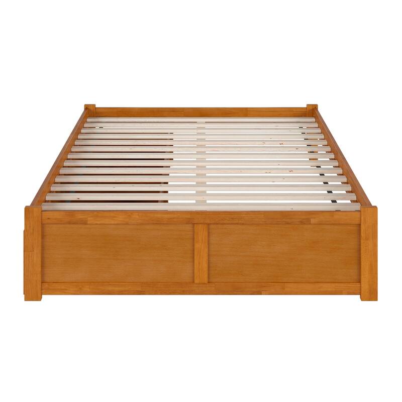 Concord Platform Bed with Footboard and Storage Drawers