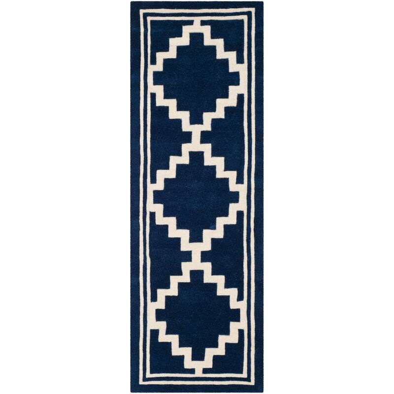 SAFAVIEH Handmade Chatham Doriane Modern Wool Rug
