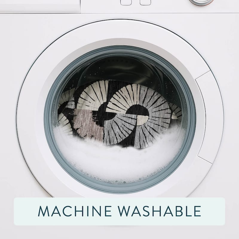 Machine Washable Indoor/ Outdoor Modern Jay Chantille Rug