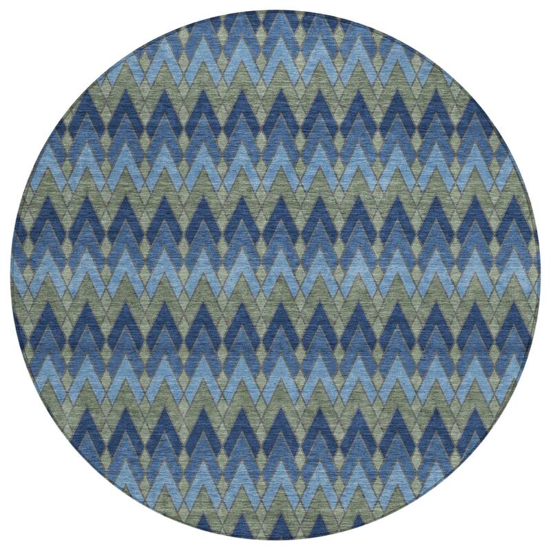 Machine Washable Indoor/ Outdoor Modern Baxter Chantille Rug