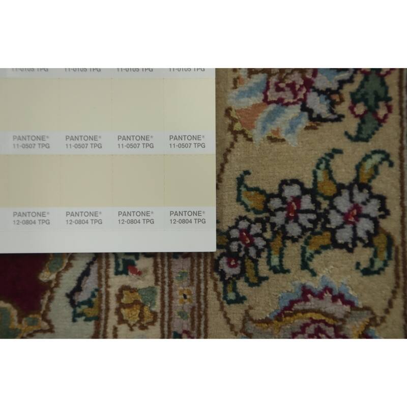 Hand Knotted Oriental 100% Wool Carpet Traditional Floral Red Sumak Area Rug - 5' 0'' X 3' 5''