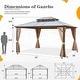 preview thumbnail 30 of 133, EROMMY Hardtop Gazebo,Outdoor Pergola with Double Roof & Netting & Curtains,Heavy Duty Canopy for Patio, Backyard, Pool party