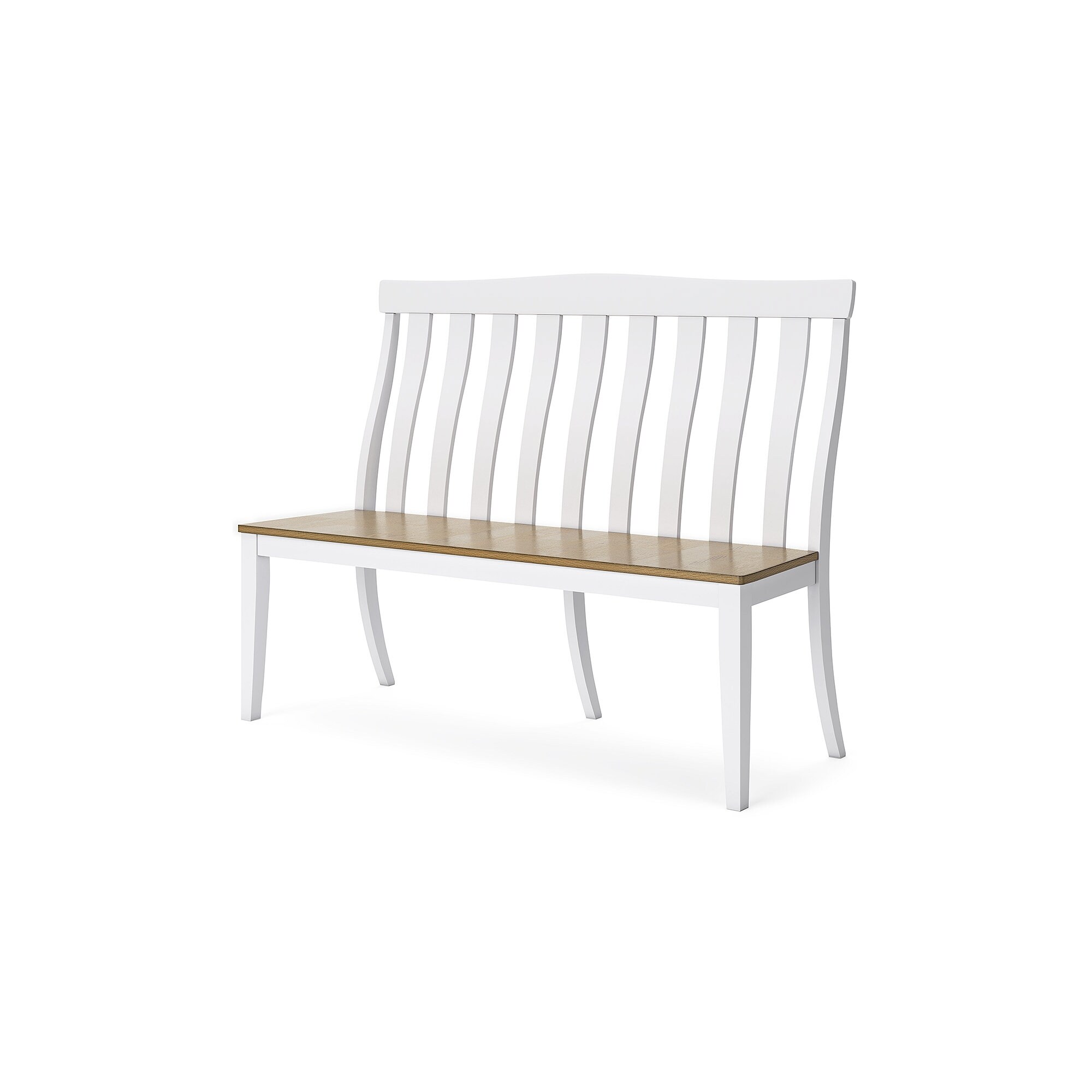 Signature Design By Ashley Realyn French Country Ribbon Back Dining Chair, 2 Count, Chipped White - Chairs