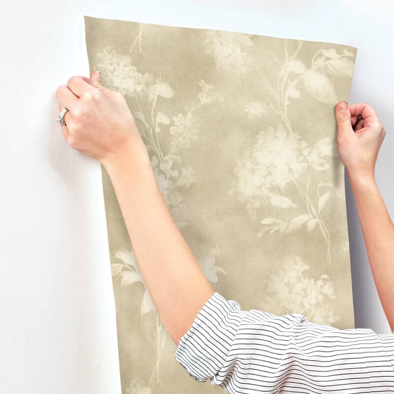 A-Street Prints Izara Light Green Botanical Wallpaper