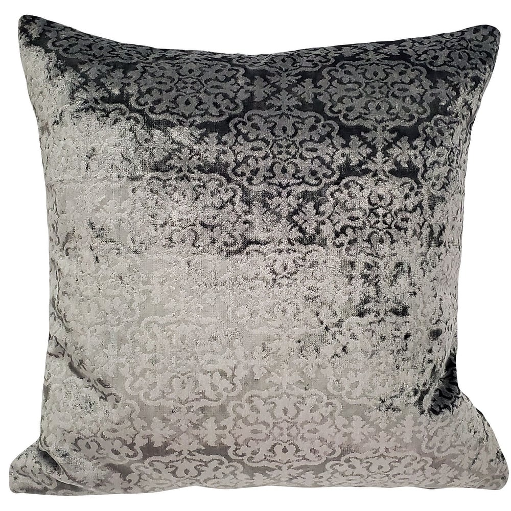 Artemis Taupe Velvet Throw Pillow
