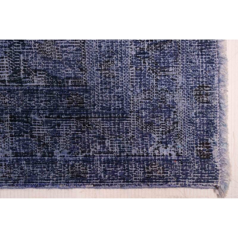 ECARPETGALLERY Hand-knotted Color Transition Indigo Wool Rug - 9'6 x 12'4