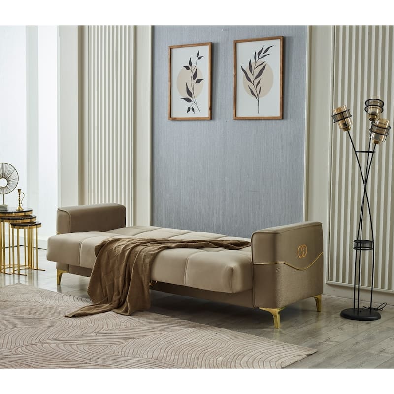 Cairns 3-Pieces Comfortable Sleeper Modern One Sofa Two Chair Living Room Set