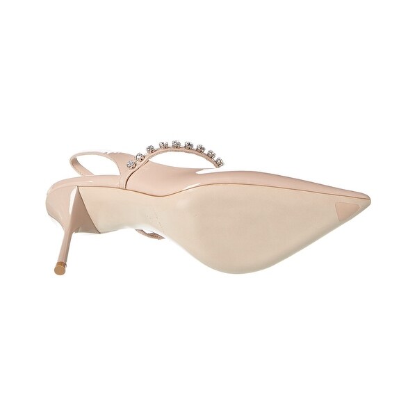 miu miu crystal slingback