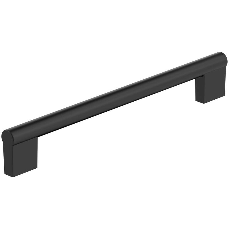 Amerock BP55531 Versa 7-9/16" Center to Center Handle Cabinet Pull - Matte Black