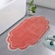 Home Weavers Allure Collection Absorbent Cotton, Machine Washable and Dry Bath Rugs - 21"x34" - Coral