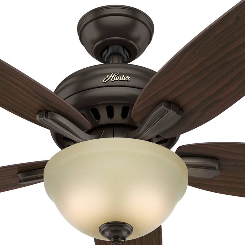 Hunter 52" Newsome Ceiling Fan with LED Bowl Light Kit and Pull Chain