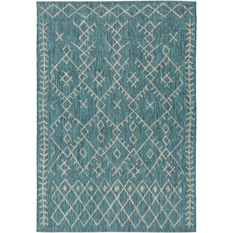Livabliss Despina Indoor/ Outdoor Bohemian Trellis Area Rug