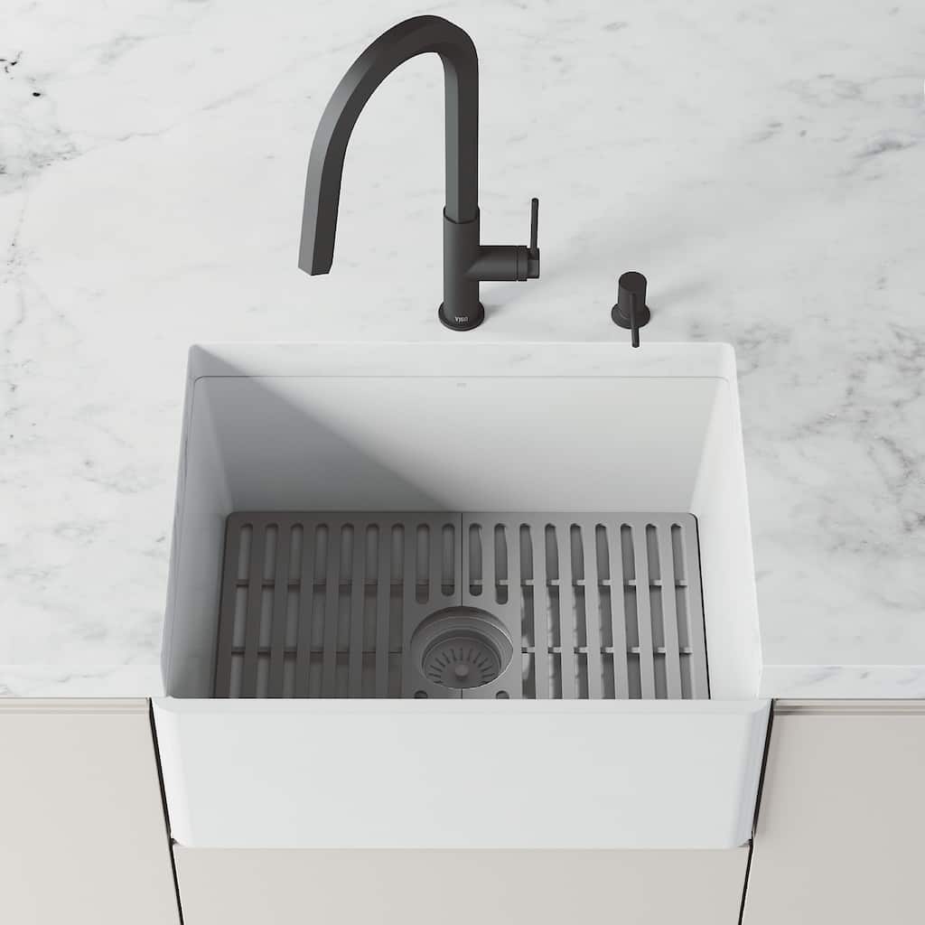 VIGO 21" L X 15" W Silicone Protective Bottom Grid for Kitchen Sink