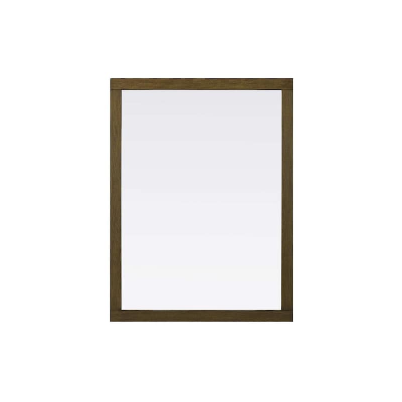 Solene Wooden Rectangle Mirror (42-48 x 36 in.) - Hazel Oak - 48" x 36"
