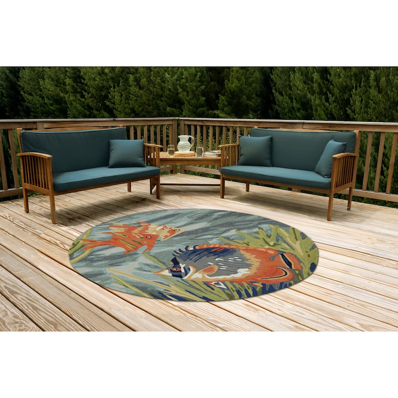 Liora Manne Ravella Tropical Fish Indoor/Outdoor Rug