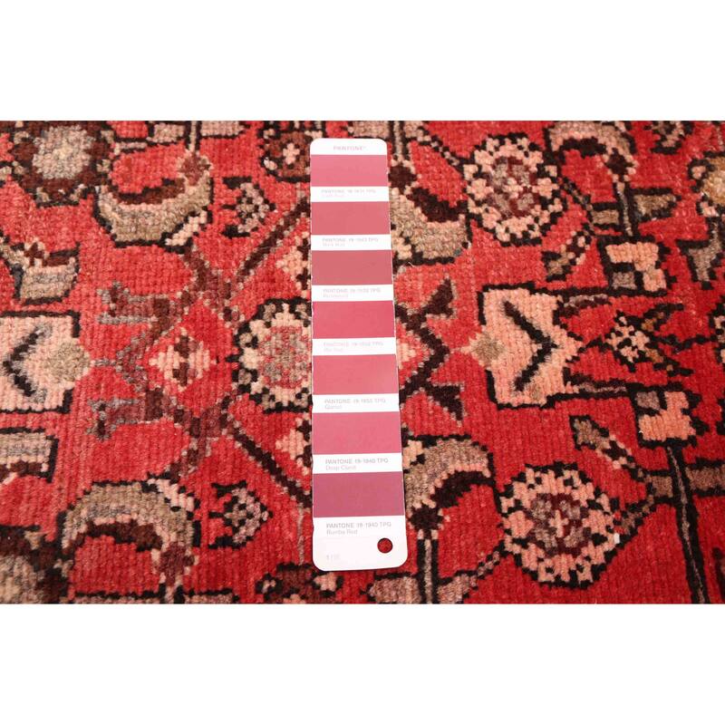 ECARPETGALLERY Hand-knotted Andelz Red Wool Rug - 5'0 x 7'7