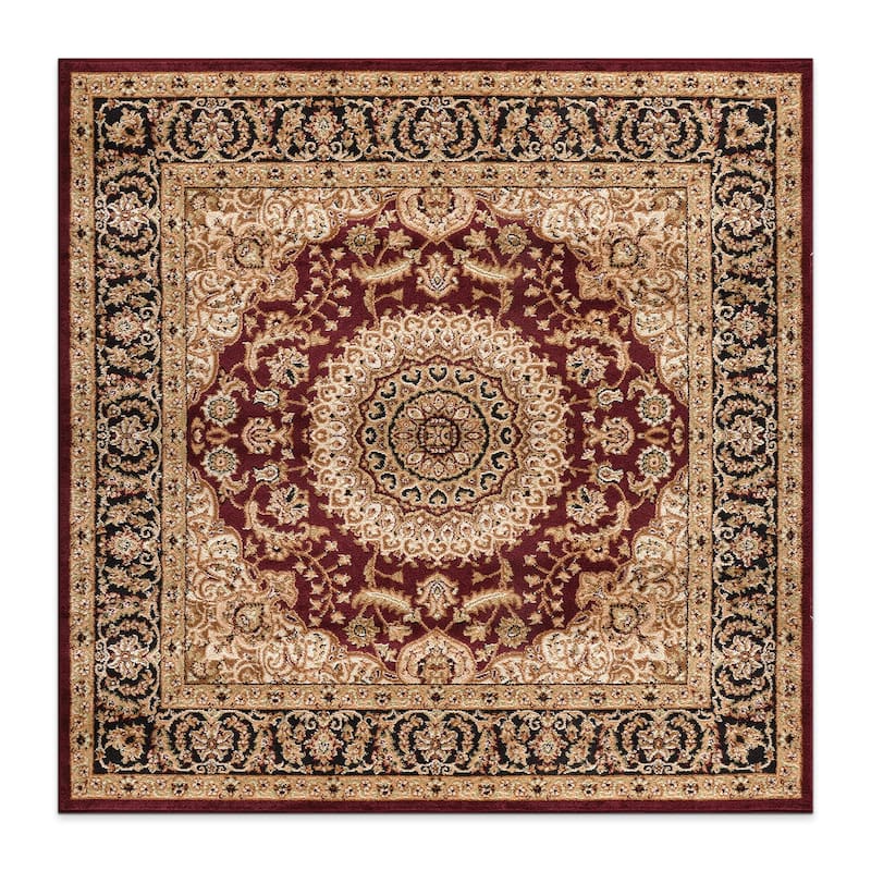World Rug Gallery Traditional Oriental Medallion Area Rug