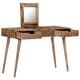 preview thumbnail 5 of 3, vidaXL Dressing Table 44"x17.7"x29.9" Solid Mango Wood