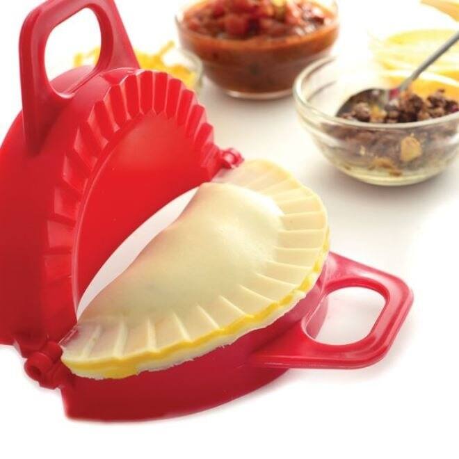Norpro Dough & Dumpling Press - Great Maker for Turnovers, Empanadas, Calzones and Pocket Sandwiches