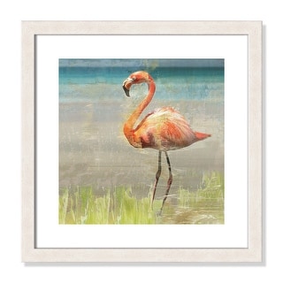 Flamingo Fancy II - 17.5'' x 17.5''