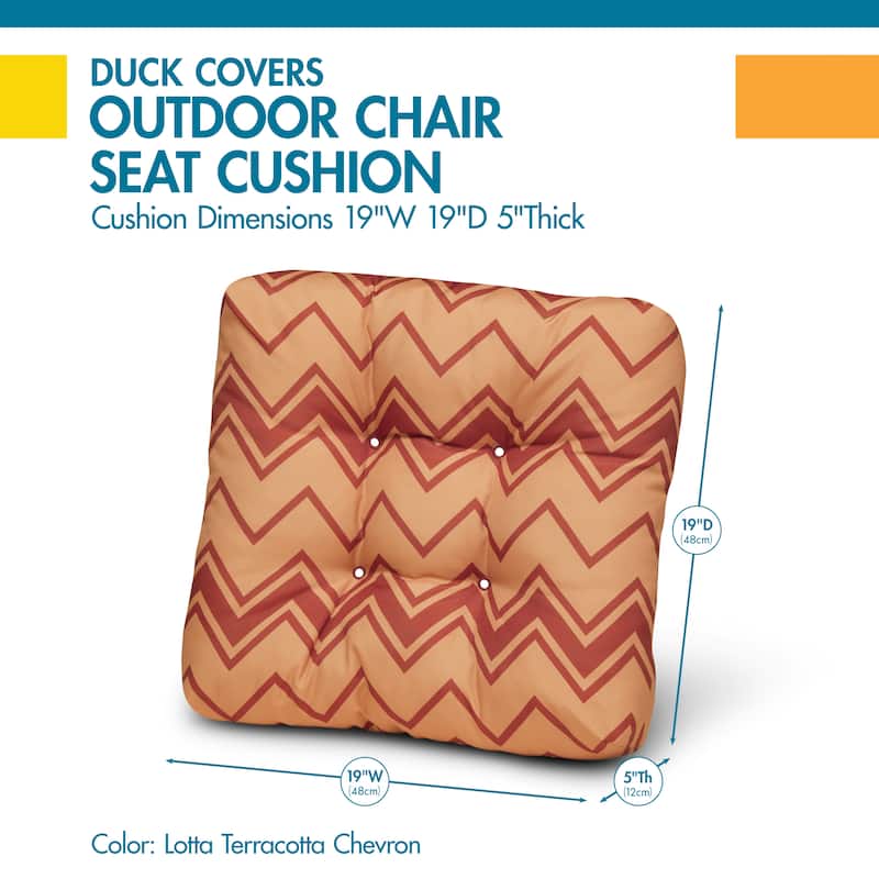Duck Covers Indoor/ Outdoor Seat Cushions (Set of 2)
