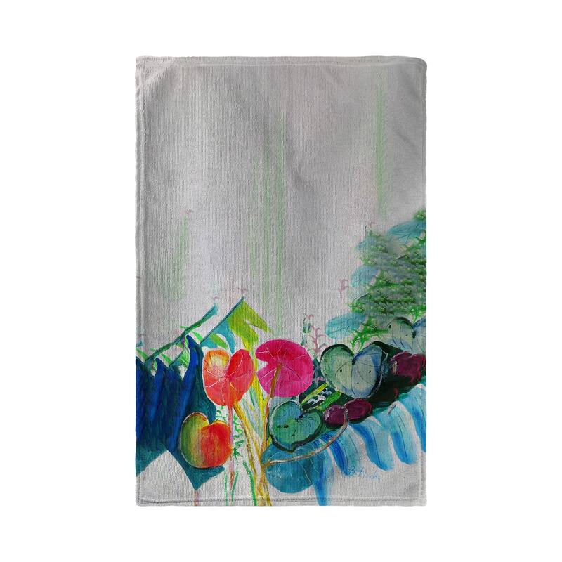Cyclamen Plant Kitchen Towel - 16x25