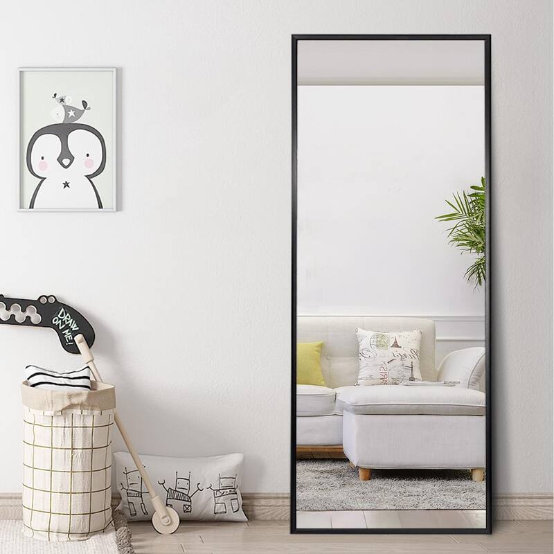 Carson Carrington Salmijarvi Wide Frame Full Length Floor Mirror