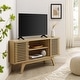 preview thumbnail 19 of 25, Render 46" Corner TV Stand Oak