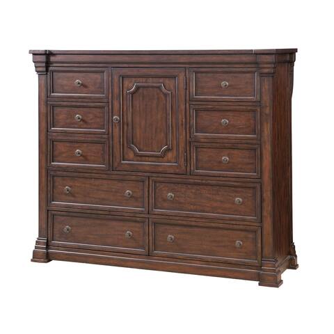 Kendall Traditional Tobacco Brown Wood 10-drawer Master Chest by Greyson Living