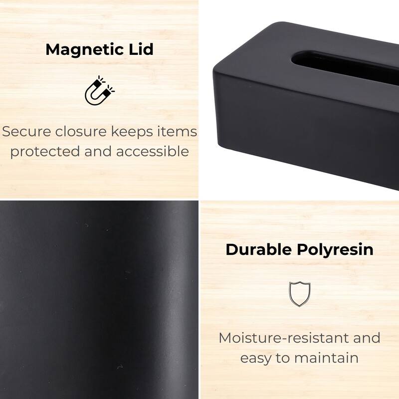 Minimalist Tissue Box Cover - 10.25" L x 5.25" W x 3.25" H