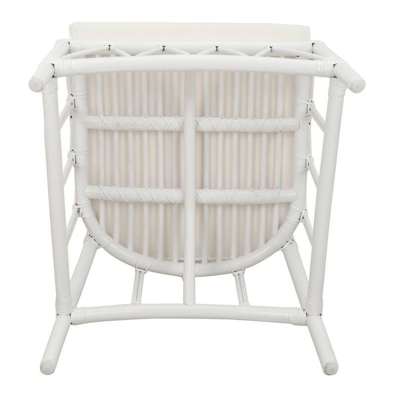 NPD Furniture Ayanna Modern Bohemian Rattan Dining Chair