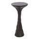 preview thumbnail 4 of 4, Uttermost Milan Outdoor Dark Bronze Drink Table