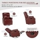 preview thumbnail 13 of 88, Echidna 29.6" Transitional Genuine Leather Swivel Rocker Nursery Chair with Nailhead Trim by HULALA HOME