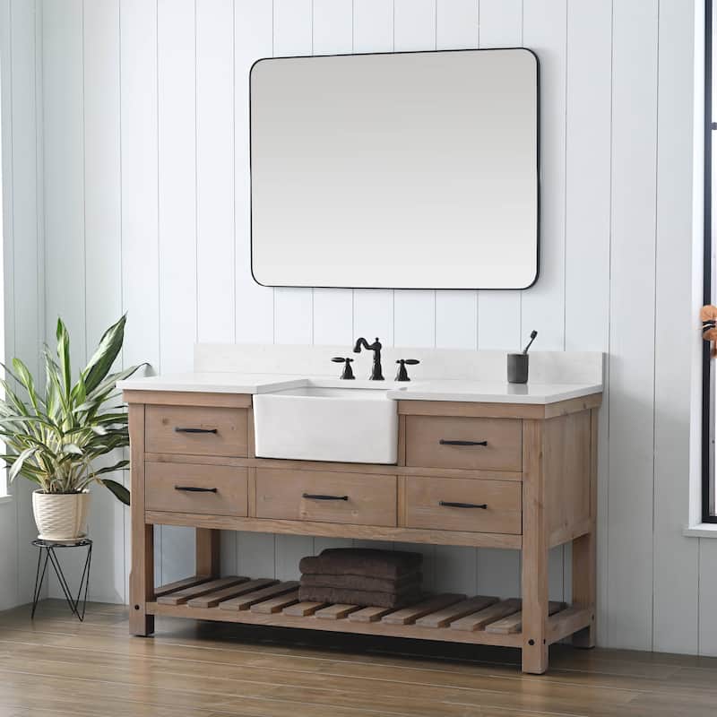 Sudio Design Bathroom Vanity Wesley Weathered Collection.