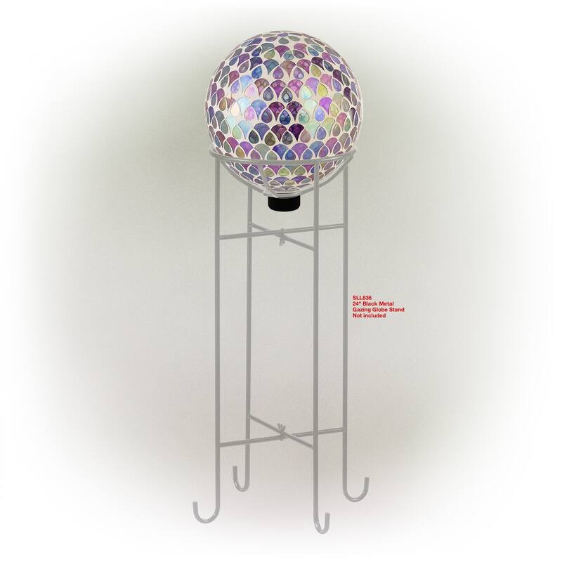 10 Inch Gazing Globe Shinning Purple