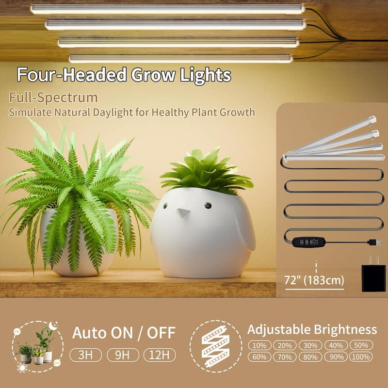 Plant Stand with Grow Lights, Tiered Indoor Plant Shelf, Metal Plant Flower Holder Stand, S-Shaped Plant Rack for Home, Patio